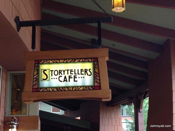 Entrance to Storyteller's Cafe