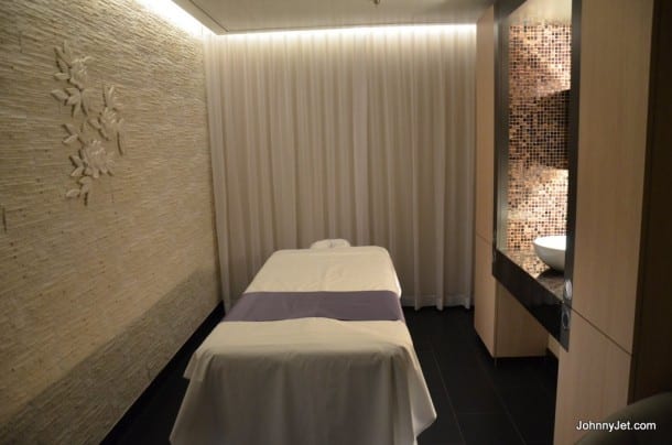 Massage room in spa