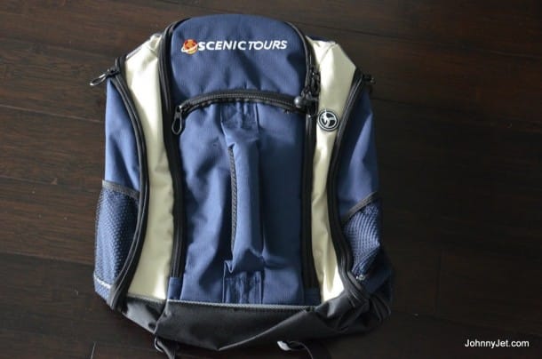 Scenic Cruises Backpack (they give all guests one)