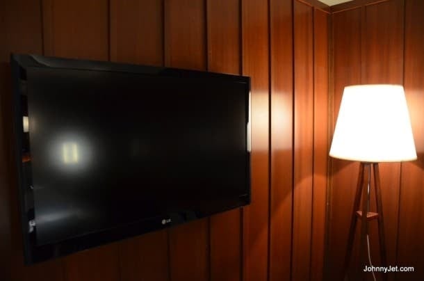Hudson Hotel flat screen TV
