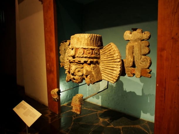 Aztec piece at Templo Mayor Museum