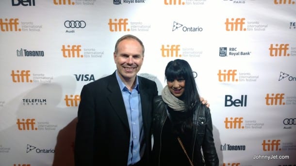 Johnny Jet and Natalie at 2013 TIFF