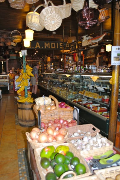 Interior of J.A. Moisan market