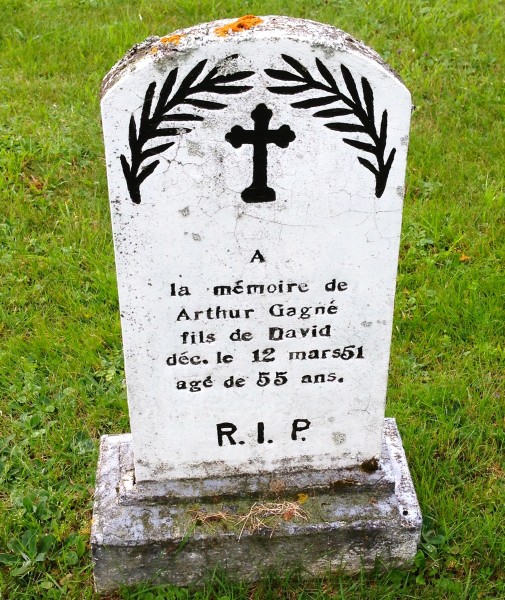 L'Anse-Saint-Jean headstone