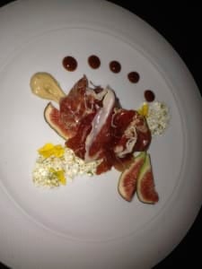 Fontaine course one with jamon iberico