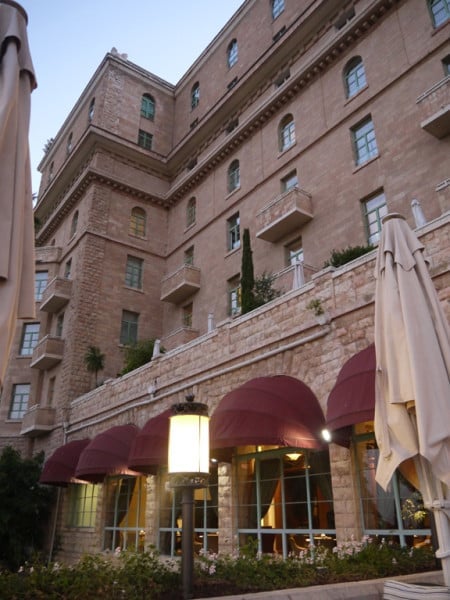 Dinner at King David Hotel is a grand affair with and totally worth the splurge.