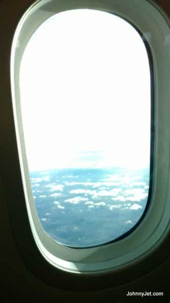 British Airways 787 Window Open