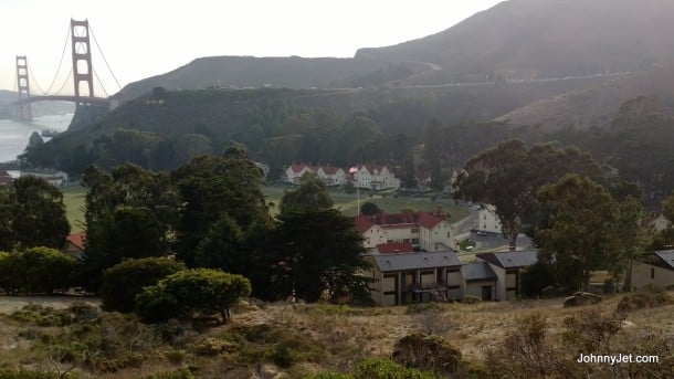 View of Cavallo Point from trail
