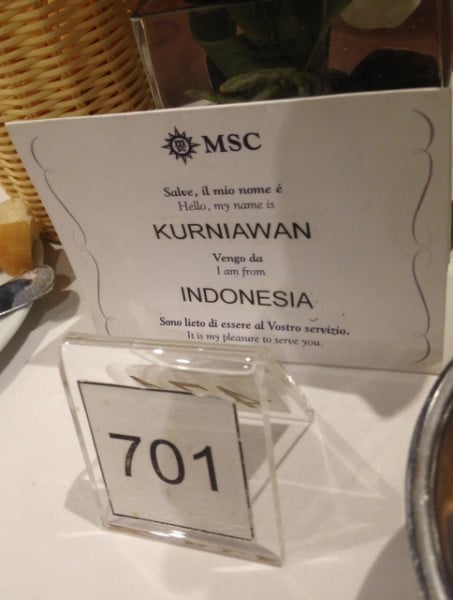 A little background on Kurniawan, our server at the Black Crab
