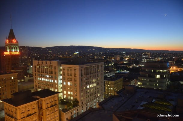 View from the Oakland Marriott at sunrise