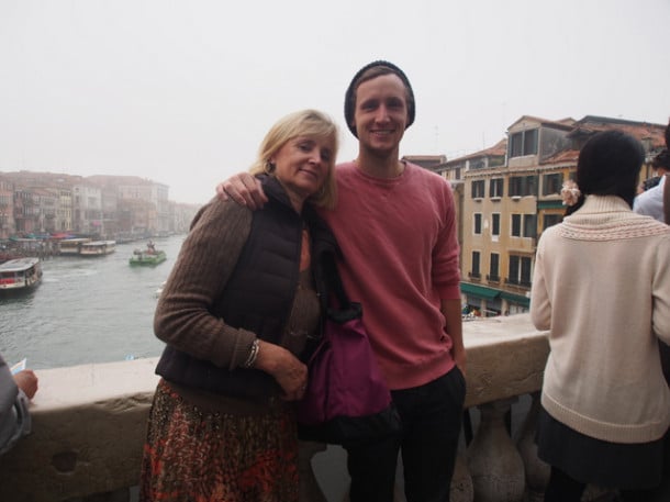 My Mom and I in Venice