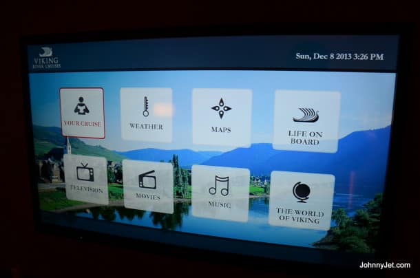 Viking River TV options