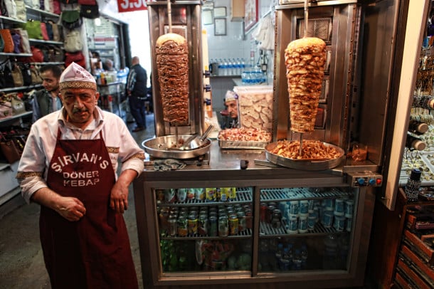 Doner kebab vendor