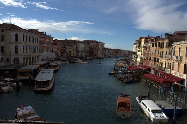 View from Rialto Bridge, Venice