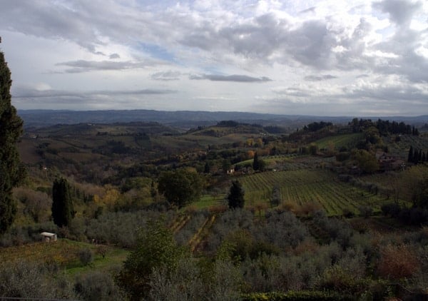 View from San Gimignano