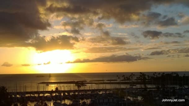 Sunset from The Modern Honolulu Hotel