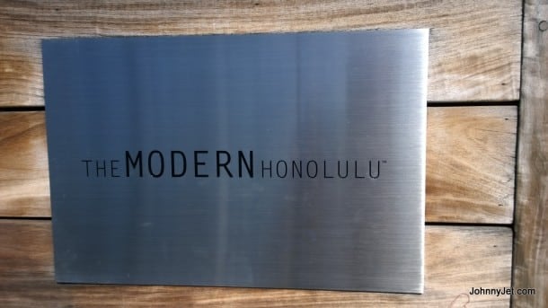 The Modern Honolulu sign