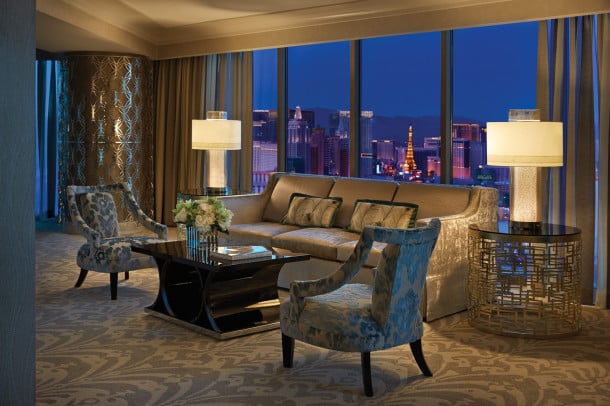 Overlooking the Strip from the Four Seasons Las Vegas