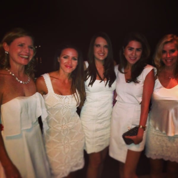 Ladies in White for New Year's Eve
