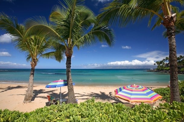 Beach at The Mauian (Credit: The Mauian)