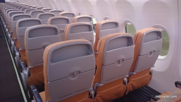 SilkAir’s new Boeing 737-800 economy class seats