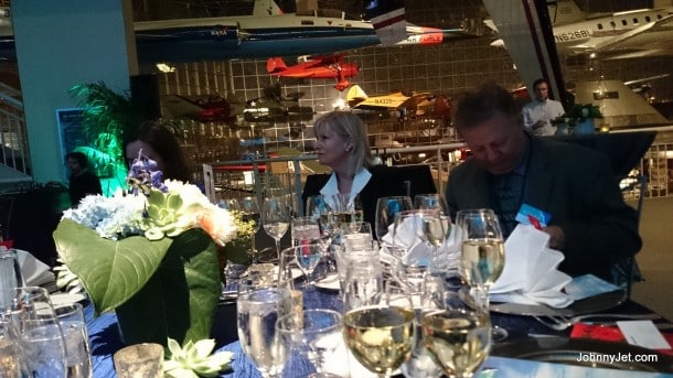 SilkAir's delivery dinner at Boeing's Museum of Flight