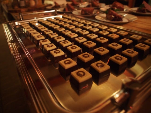 Chocolates, at Brasserie de Bellevaux