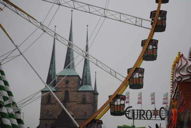 St. Mary's and carnival in Erfurt