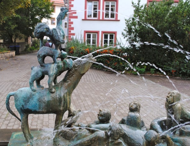 Fountain outside Puppet Theater