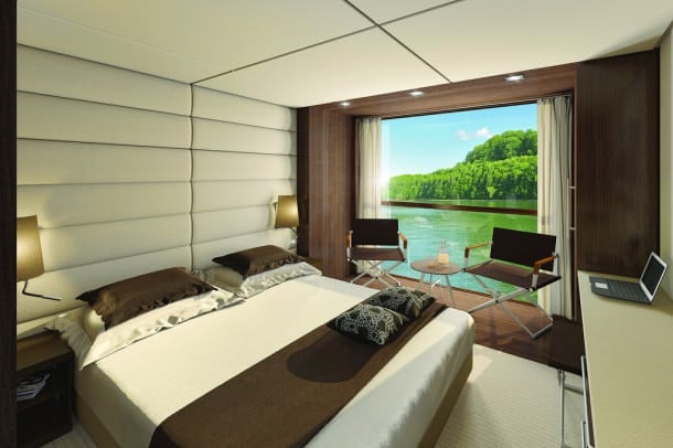 This could be your room as you sail down the Danube