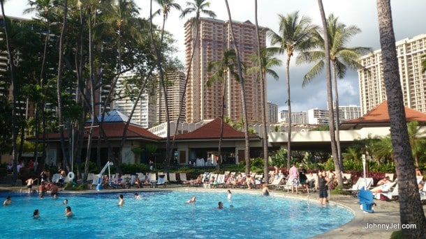 Hilton Hawaiian Village pool. Credit: Johnny Jet