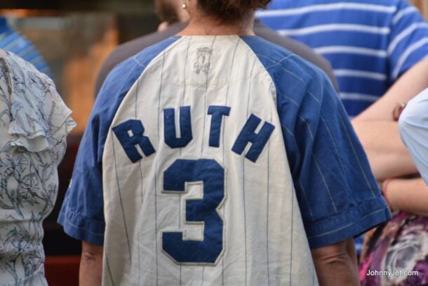 Babe Ruth jersey at SCG. 