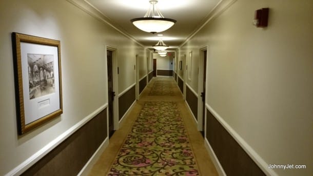 Royal Hawaiian Hotel hallway