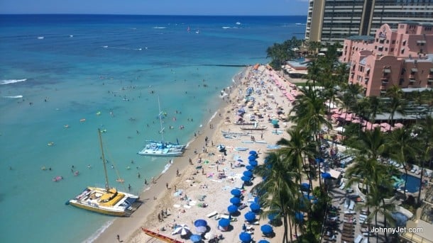 Royal Hawaiian Hotel on Waikiki Beach