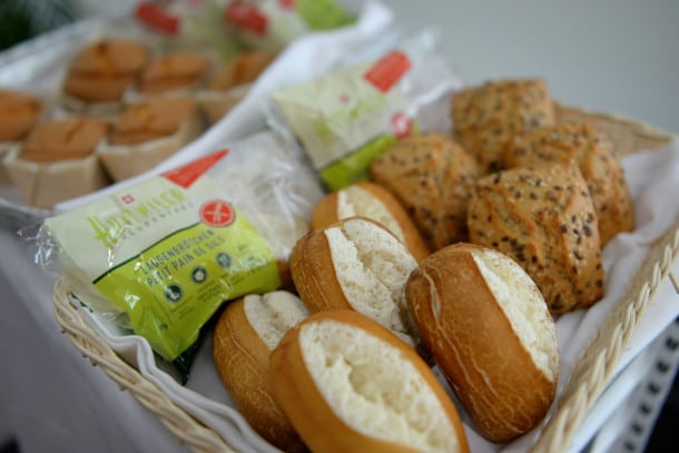 Gluten-free rolls on SWISS