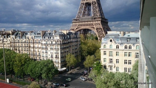 Pullman Paris Eiffel Tower view from room