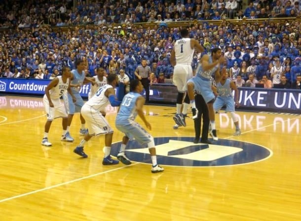 Blue Devils vs. Tar Heels tip-off at Cameron Indoor Stadium on March 8, 2014