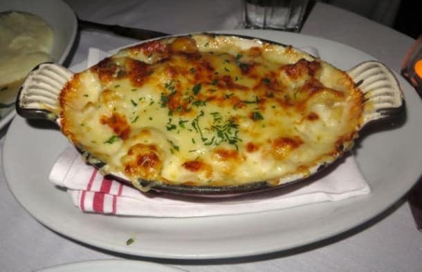 Too-delicious-to-describe macaroni and cheese at Vin Rouge