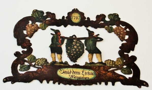 Grape-picking in the 1700s