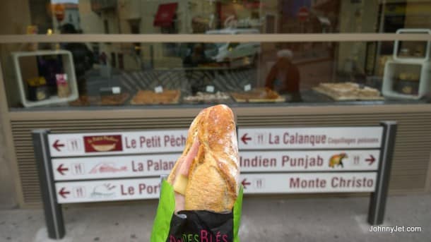 The best ham and cheese sandwich in Sete, France