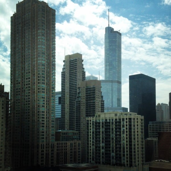 View of downtown Chicago from The Godfrey Hotel Chicago