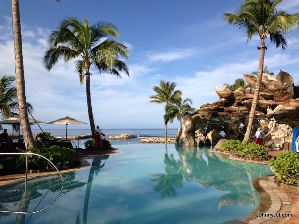 Pool overlooking the ocean