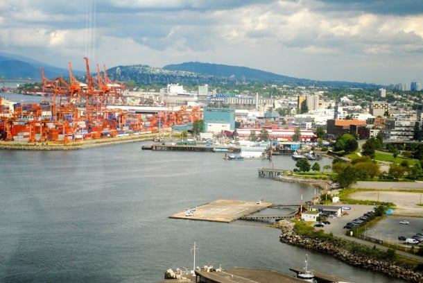 Vancouver's Fairmont Waterfront's view