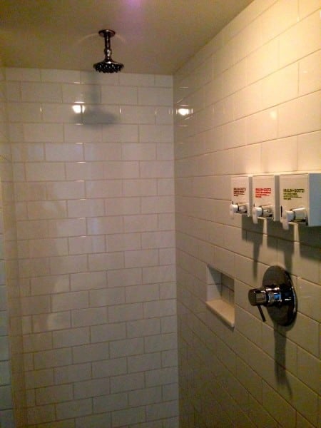 Opus shower in Dede suite