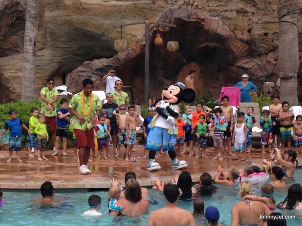 Disney pool party. Credit: Johnny Jet
