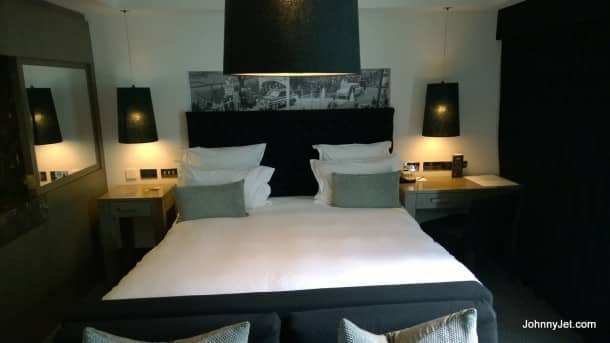 My bed at Blythswood Square