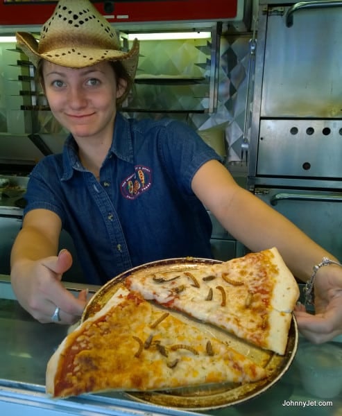 Scorpion Pizza from the Calgary Stampede
