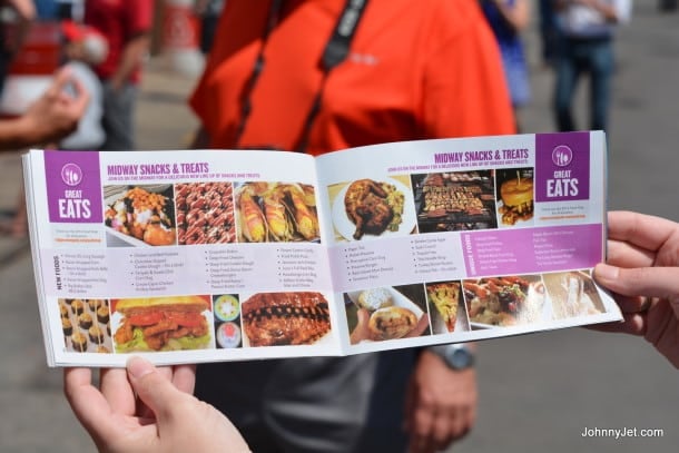 Food catalog from the Calgary Stampede