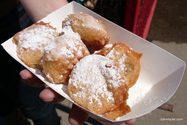 Deep fried Reeses Peanut Butter Cups from the Calgary Stampede