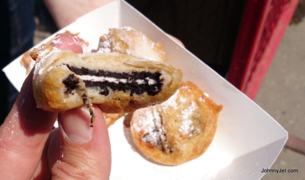 Deep fried Oreos from the Calgary Stampede
